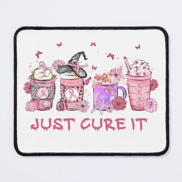 Item preview, Just Cure It Latte Beverage Pink Breast Cancer Awareness Design designed and sold by Tonya51.
