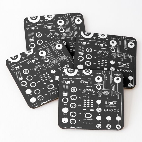 Item preview, ANALOGUE SYNTH 1 BLACK DARK ITEMS ONLY  designed and sold by RicStafford.