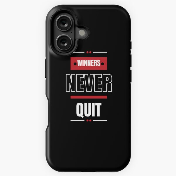 Item preview, Winners Never Quit(Motivational Quote) Typography designed and sold by Jalib.