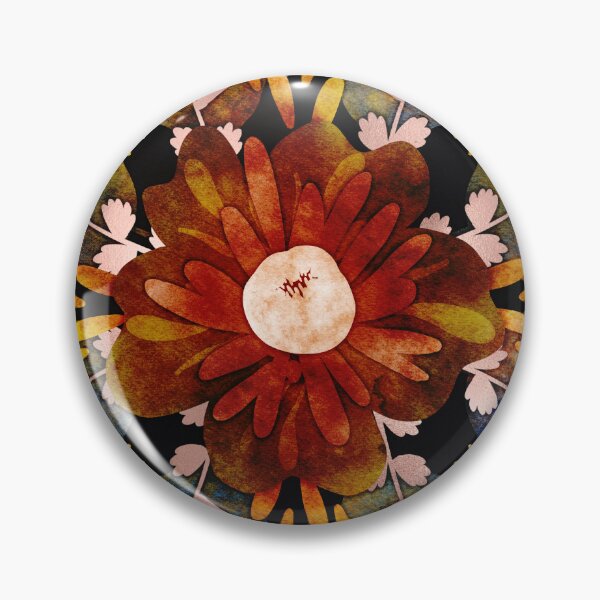 Item preview, Harvest Moons Floral Mandala Negative Painting  designed and sold by Valerie Englehart.