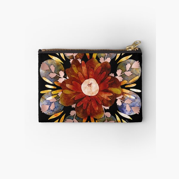 Item preview, Harvest Moons Floral Mandala Negative Painting  designed and sold by Valerie Englehart.