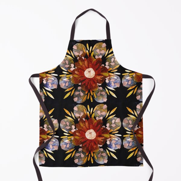 Item preview, Harvest Moons Floral Mandala Negative Painting  designed and sold by Valerie Englehart.