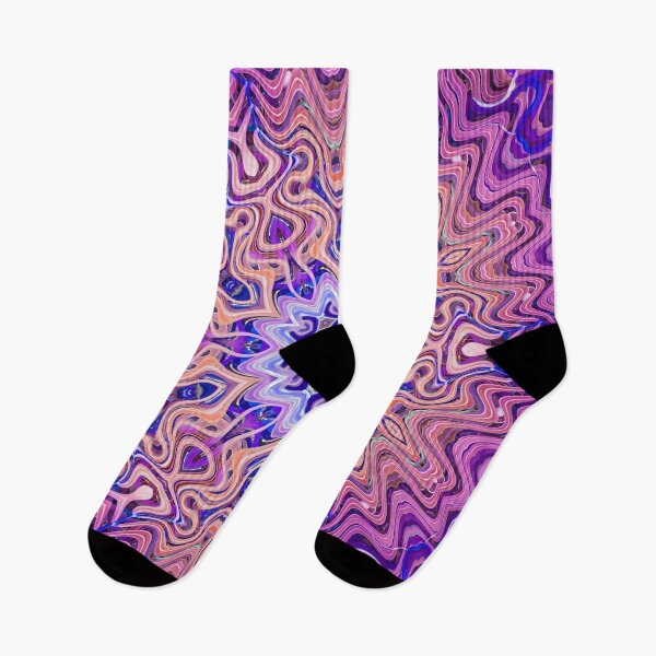 Item preview, Boho Vibes Abstract Mandala Maximalism Hippie Style Eclectic Mix of Purple Blue Pink Lilac 12 of 16 designed and sold by Beachy.