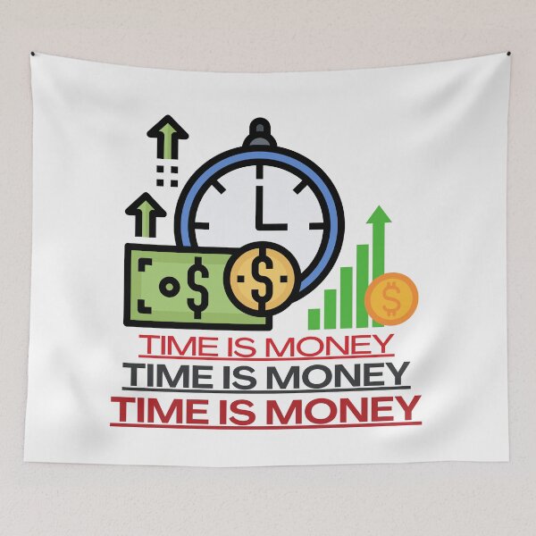 Item preview, Time Is Money designed and sold by Quirky Dez.