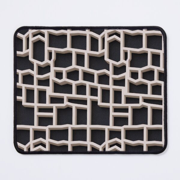 Item preview, Complex black and white geometric seamless pattern designed and sold by JeffLarose.