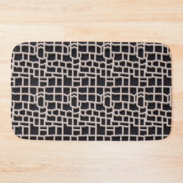 Item preview, Complex black and white geometric seamless pattern designed and sold by JeffLarose.