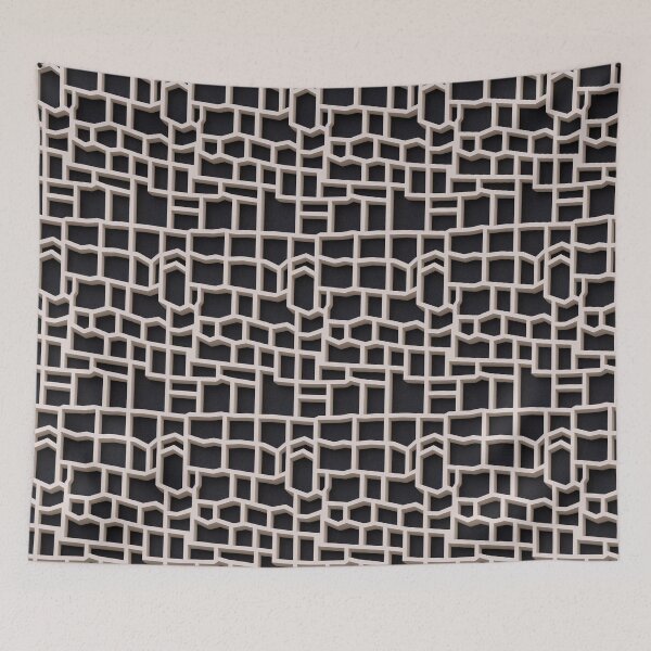 Item preview, Complex black and white geometric seamless pattern designed and sold by JeffLarose.