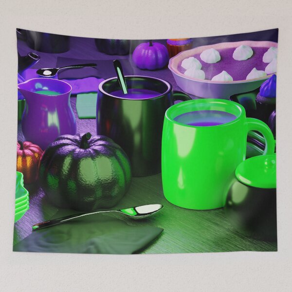 Item preview, Halloween Desserts in 3D designed and sold by SilentNoiseArt.