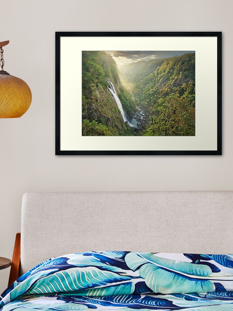 Thumbnail 2 of 7, Framed Art Print, Ellenborough Falls, Mid North Coast, New South Wales, Australia designed and sold by Chockstone.