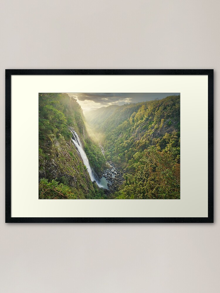 Thumbnail 1 of 7, Framed Art Print, Ellenborough Falls, Mid North Coast, New South Wales, Australia designed and sold by Chockstone.