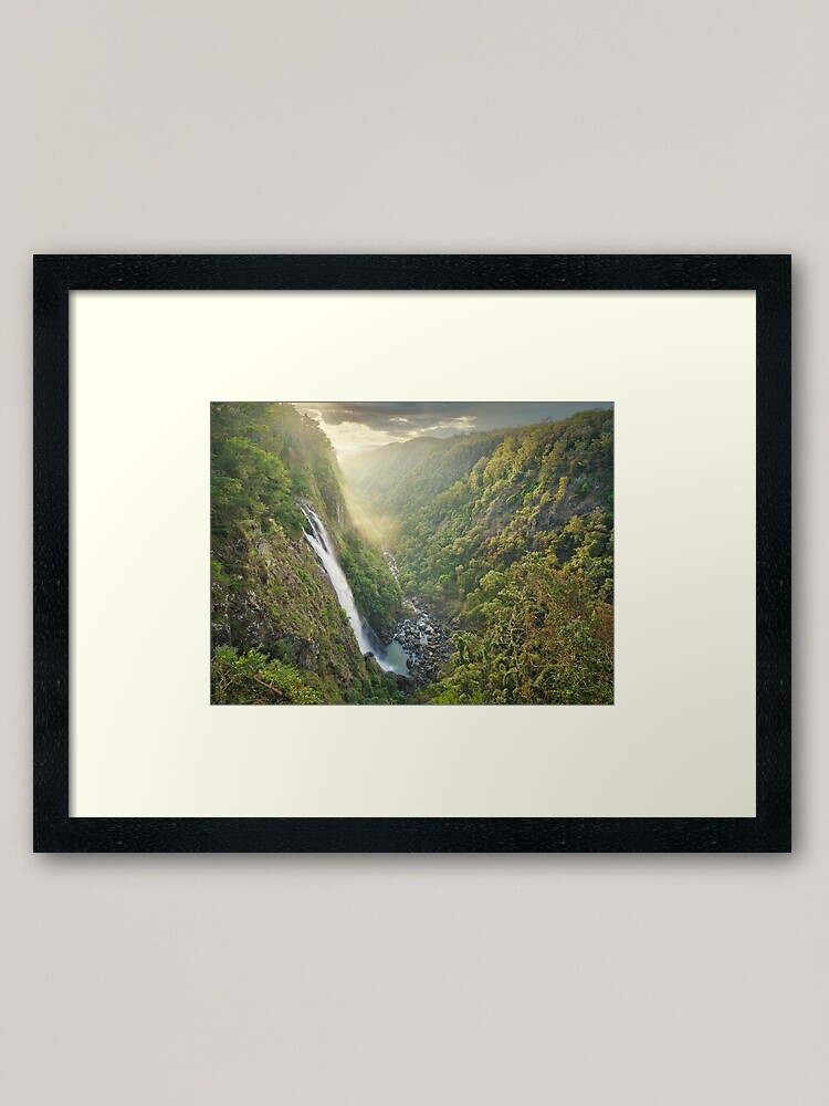 Thumbnail 1 of 7, Framed Art Print, Ellenborough Falls, Mid North Coast, New South Wales, Australia designed and sold by Chockstone.
