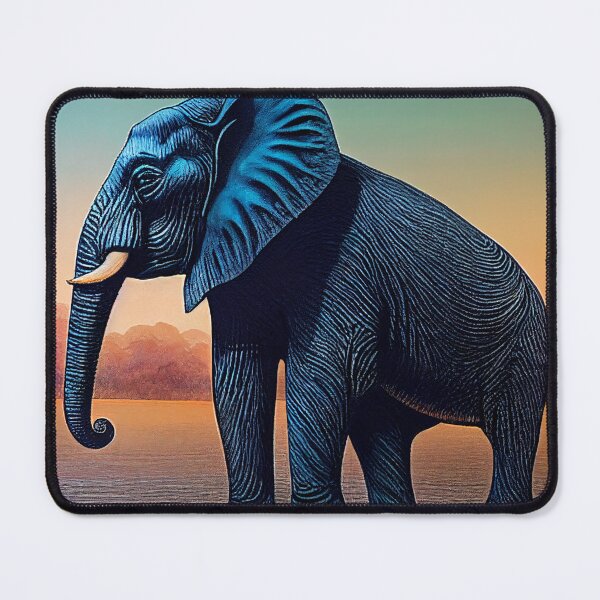 Item preview, Elephant Walking Through Water designed and sold by DirtyBirdLad.