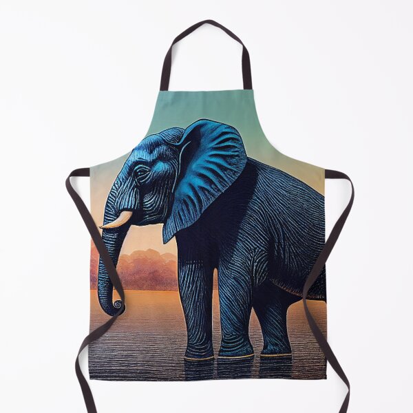 Item preview, Elephant Walking Through Water designed and sold by DirtyBirdLad.