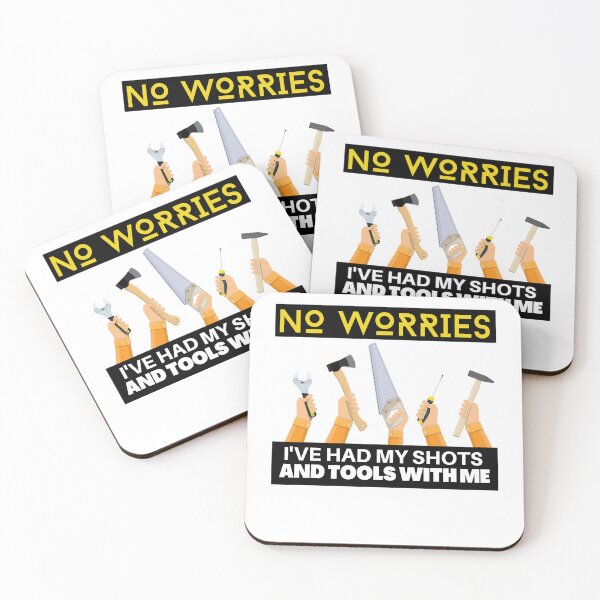 Item preview, No Worries I've Had My Shots designed and sold by Quirky Dez.