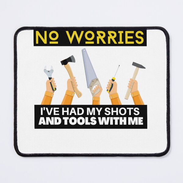 Item preview, No Worries I've Had My Shots designed and sold by Quirky Dez.
