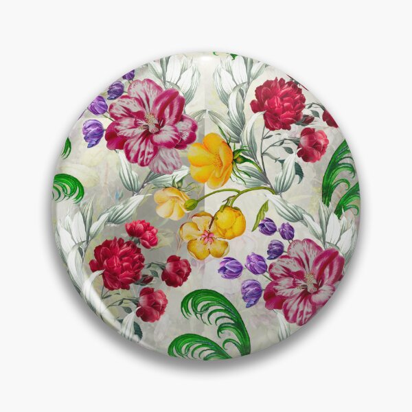 Item preview, Trendy Flowers in a diamond floral pattern, decorative pattern, modern design, flowers repeat pattern, beige floral   designed and sold by ZeinabTaha.
