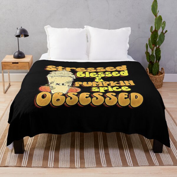 Item preview, Stressed Blessed And Pumpkin Spice Obsessed designed and sold by csoDesign.