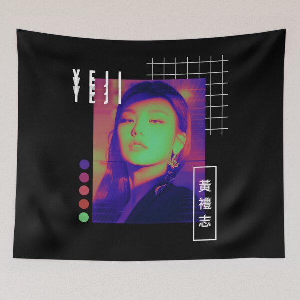 Item preview, ITZY Yeji GUESS WHO Vaporwave Collage   Classic  designed and sold by yoxslrx.