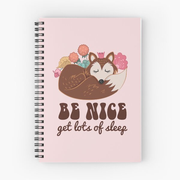 Item preview, Cute Fox Be Nice Get Lots of Sleep designed and sold by bolimj.