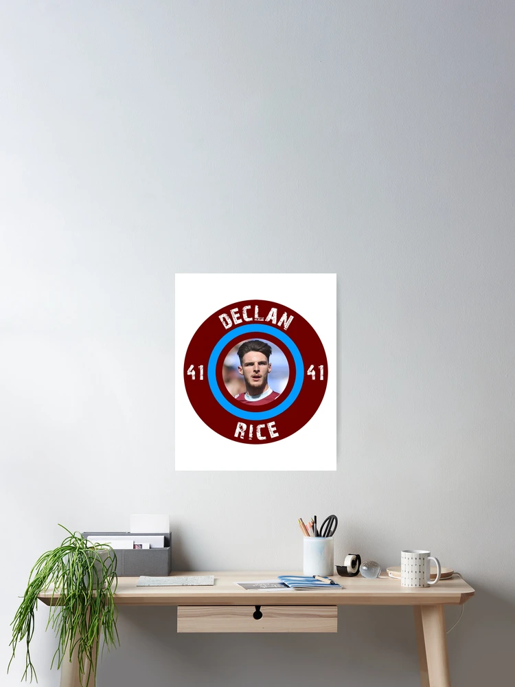 Thumbnail 2 of 3, Poster, Declan Rice designed and sold by Truefans.