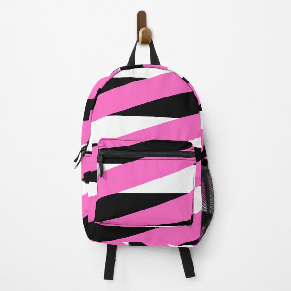 Item preview, Pink stripes on black and white designed and sold by calibrit.