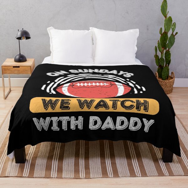 Item preview, On Sundays We Watch Football With Daddy designed and sold by Buzzbazaar.