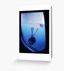landing gear Greeting Card
