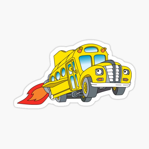 The Magic School Bus Logo Sticker