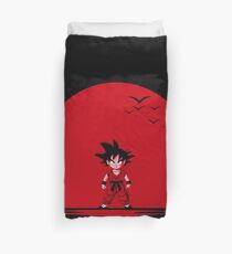 kid goku Duvet Cover