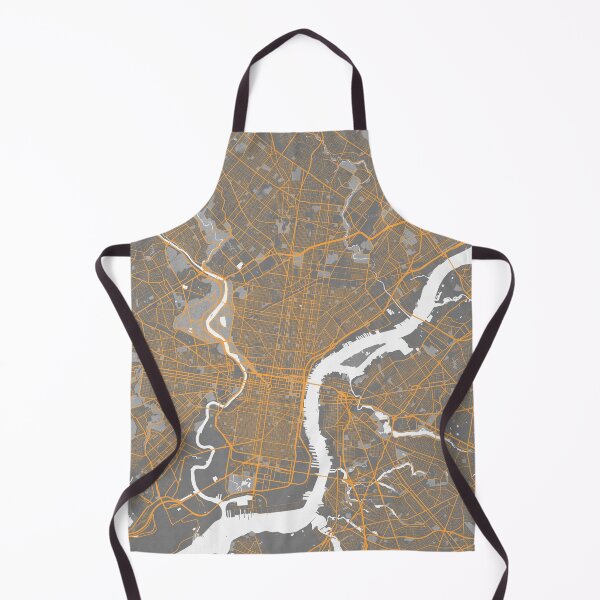 Item preview, Philadelphia City Map of Pennsylvania, USA - Bauhaus designed and sold by deMAP.