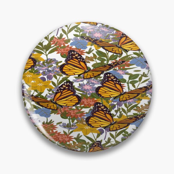 Artikelvorschau, Monarchen im Flug auf Wildblumen entworfen und verkauft von calibrit.