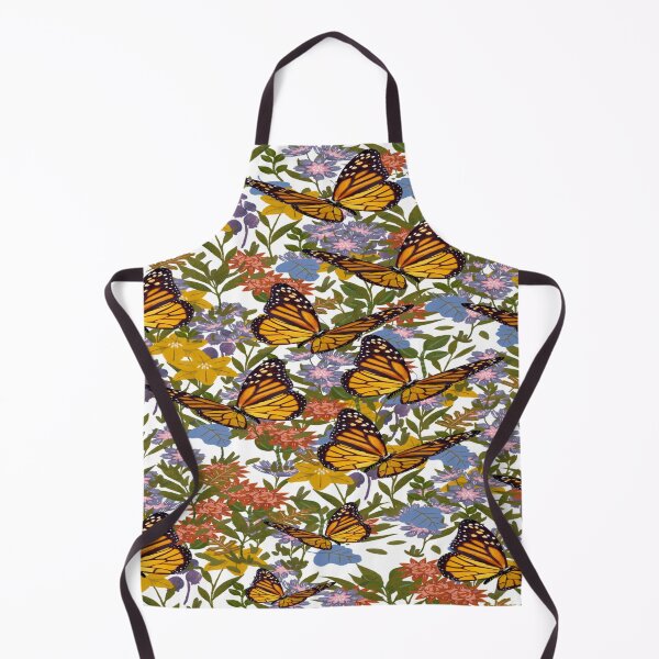Item preview, Monarchs in flight on wildflowers designed and sold by calibrit.