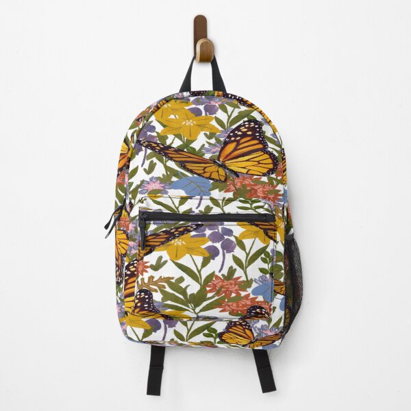 Item preview, Monarchs in flight on wildflowers designed and sold by calibrit.