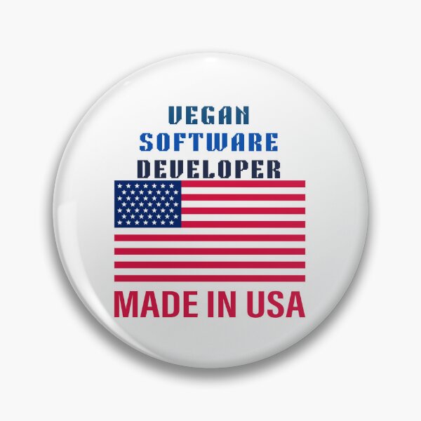 Item preview, Vegan Software Developer designed and sold by Quirky Dez.