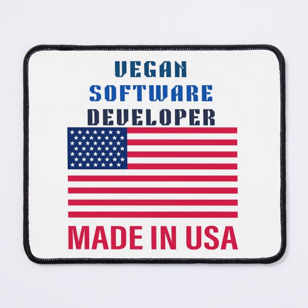 Item preview, Vegan Software Developer designed and sold by Quirky Dez.