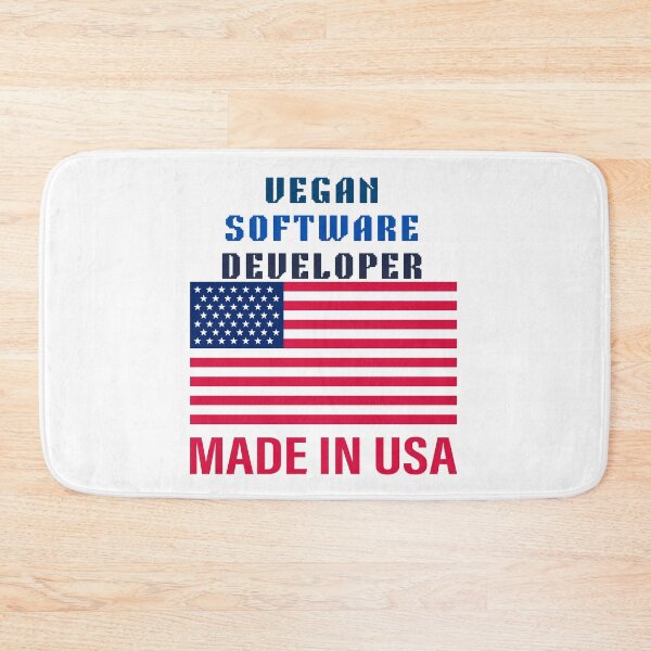 Item preview, Vegan Software Developer designed and sold by Quirky Dez.