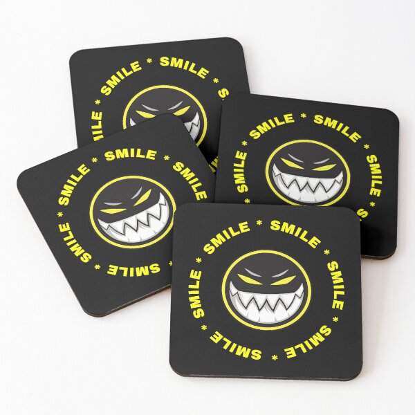 Item preview, Smile halloween print (Black) designed and sold by CreepyCurator.