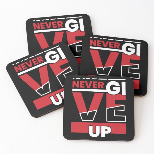 Item preview, Never Give Up designed and sold by pqrstshirts.