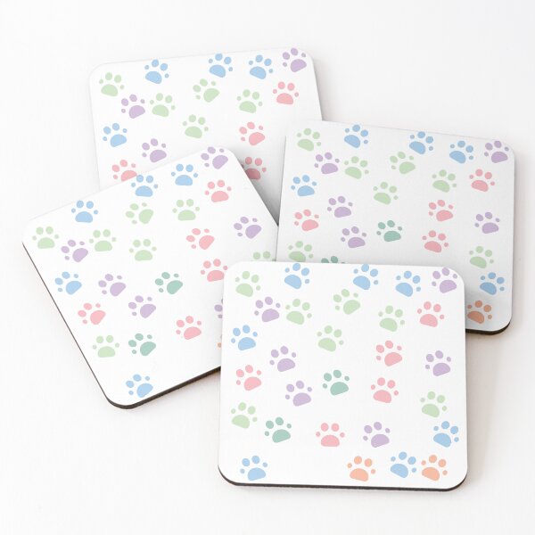 Item preview, Dog footprints in different colors designed and sold by March Rider.