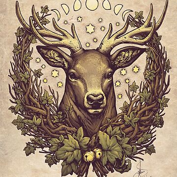 Artwork thumbnail, CERNUNNOS STAG by medusadollmaker