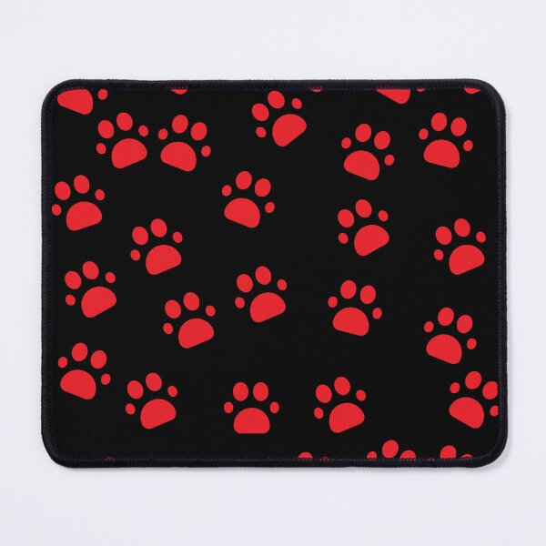 Item preview, Dog footprints red and black designed and sold by March Rider.