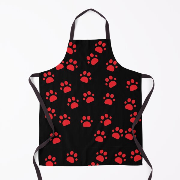 Item preview, Dog footprints red and black designed and sold by March Rider.