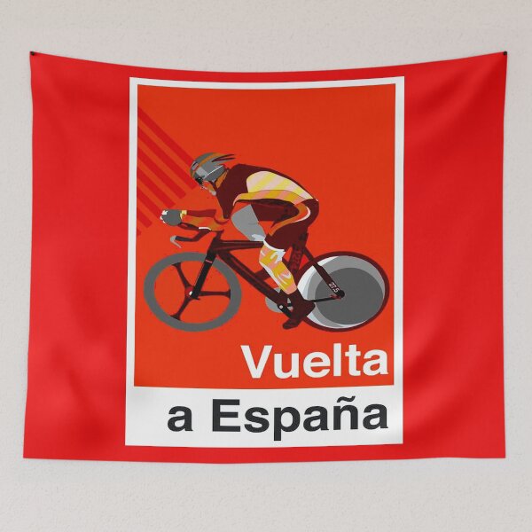 Item preview, VUELTA a ESPANA : Vintage Cycle Racing Advertising Print designed and sold by posterbobs.