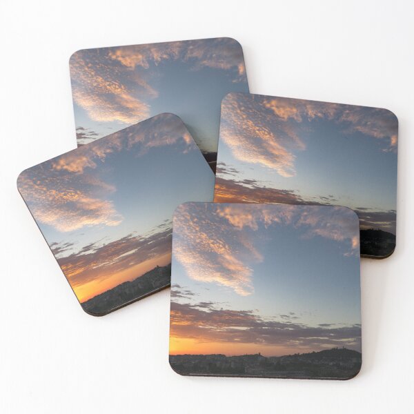 Item preview, View from a Penthouse - Sunrise Skyscape over Plovdiv Bulgaria designed and sold by Georgia Mizuleva.