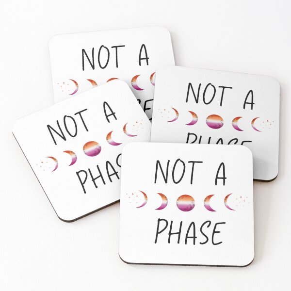 Item preview, NOT A LESBIAN PHASE designed and sold by Pooja I.