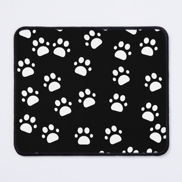 Item preview, Dog footprints white and black designed and sold by March Rider.