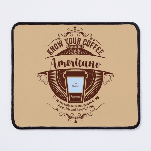 Item preview, Know Your Coffee Essential Guide Collection. Americano Version designed and sold by More-dan-Prints.