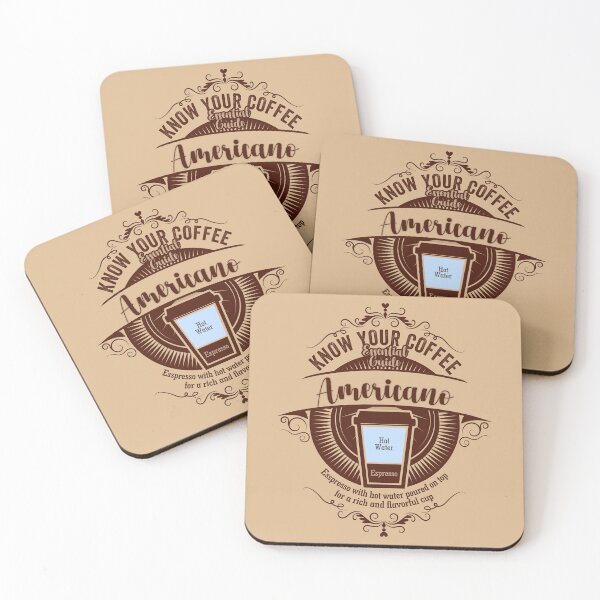 Item preview, Know Your Coffee Essential Guide Collection. Americano Version designed and sold by More-dan-Prints.