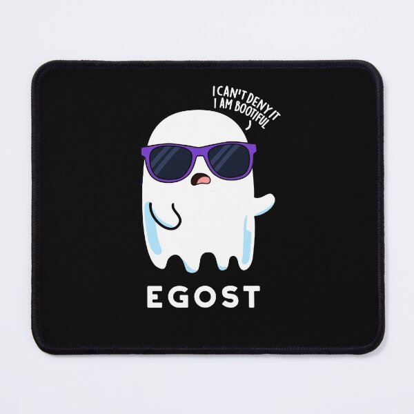 Item preview, Egost Halloween Funny Ego Ghost Puns (Dark BG) designed and sold by punnybone.