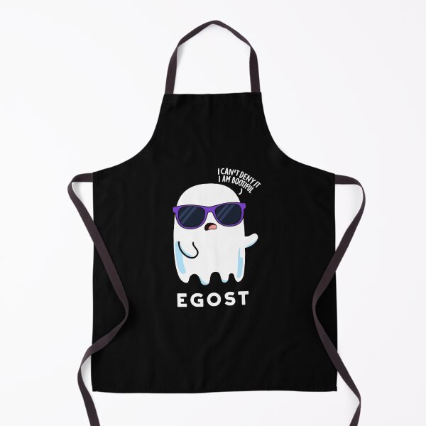Item preview, Egost Halloween Funny Ego Ghost Puns (Dark BG) designed and sold by punnybone.